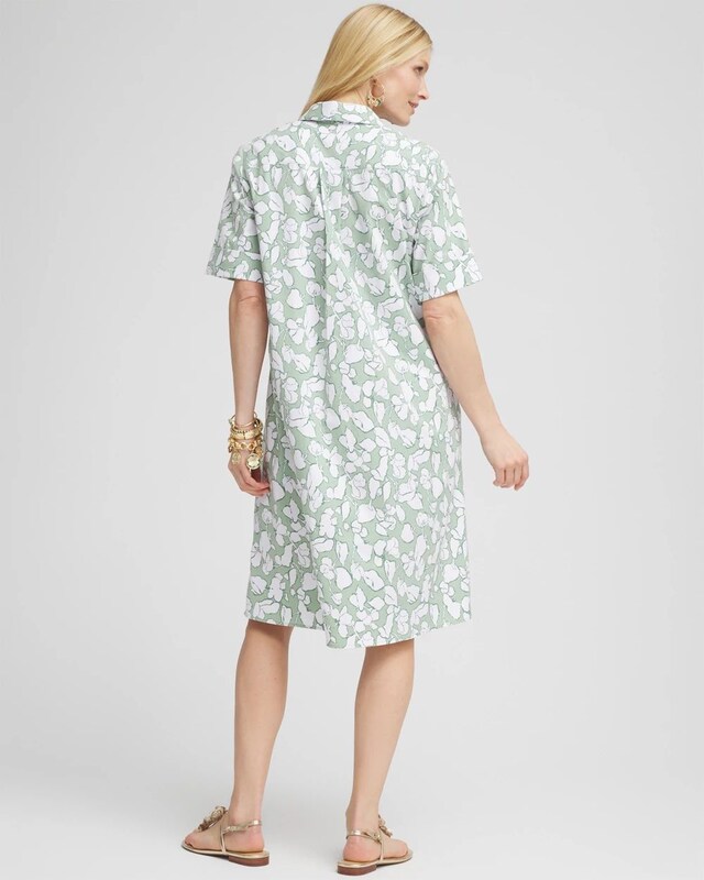 Poplin Popover Shirtdress - image 3